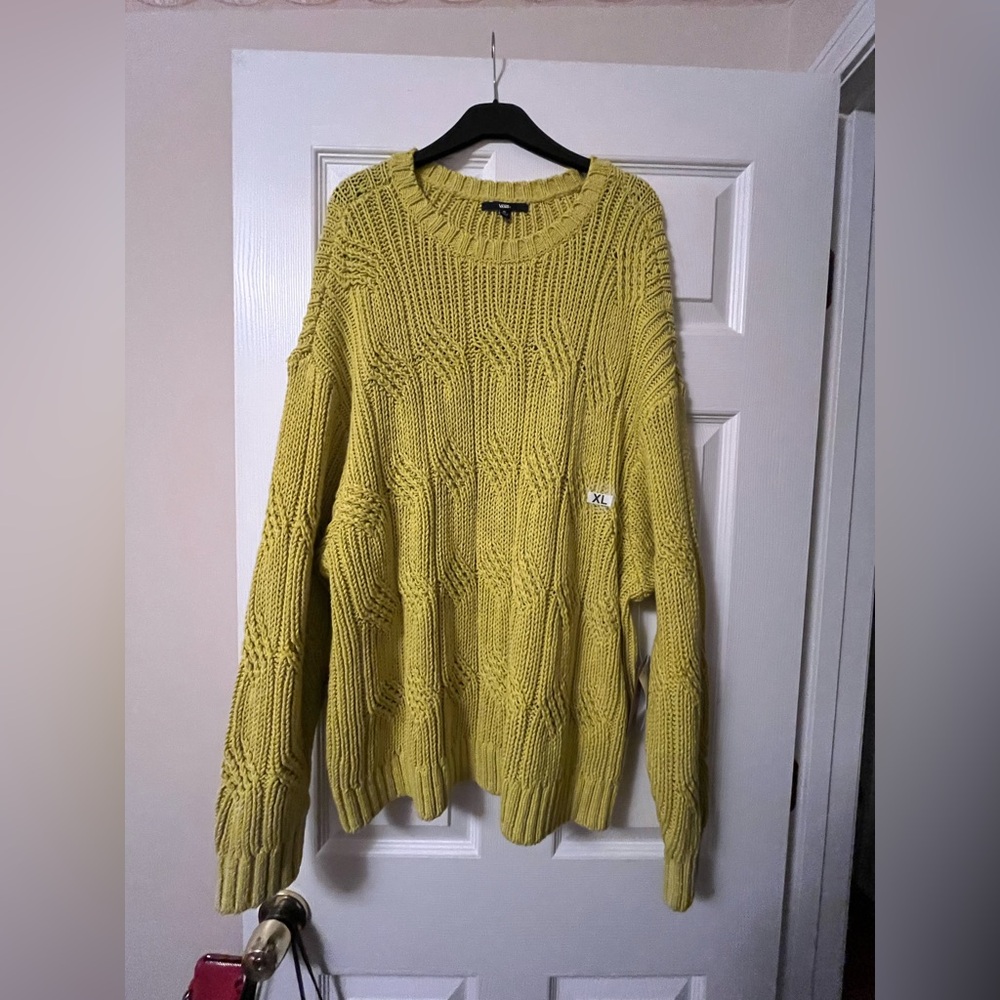 Vans Women’s Mustard Yellow Sweater Size XL - Picture 5 of 8